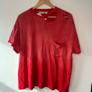 We The Free Distressed Ombré Tee